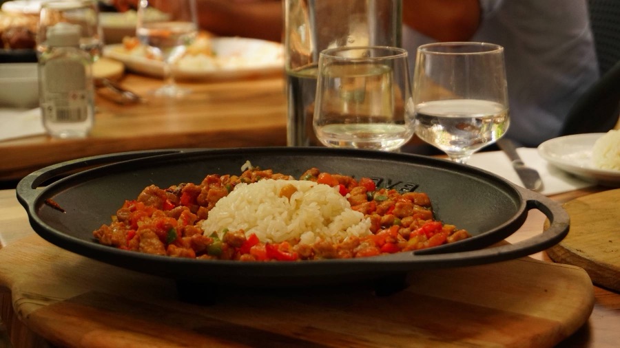 Spécialité servie à table